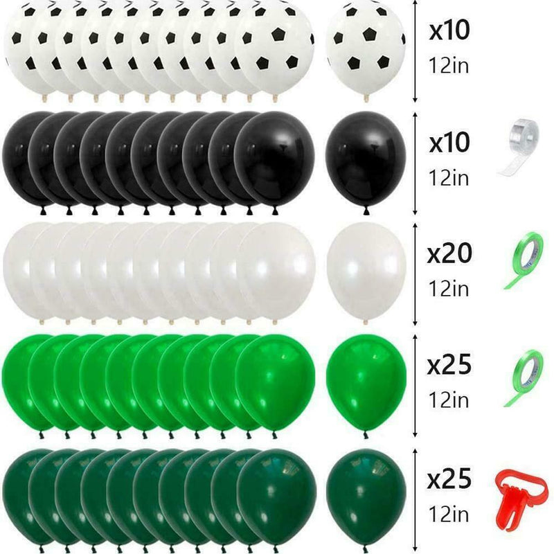 94X Football Theme Ballon Arch Garland Kit Latex Balloon Decor Birthday C4G2
