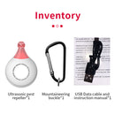 Insect Repellent Ultrasonic Pest Flea Tick Lice Repeller Pet Supply (White)