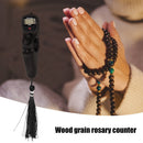 2038P LCD Digital Rosary Beads Tally Counter Tassel Decompression Tool (5) Newly