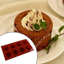 8 Grids Round Silicone Mold Soap Cake Bread Cupcake Moulds BEST Baking K3O1 G3D9