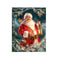 Xmas Needlework Christmas 5D Diamond Painting Embroidery Cross Stitch Santa