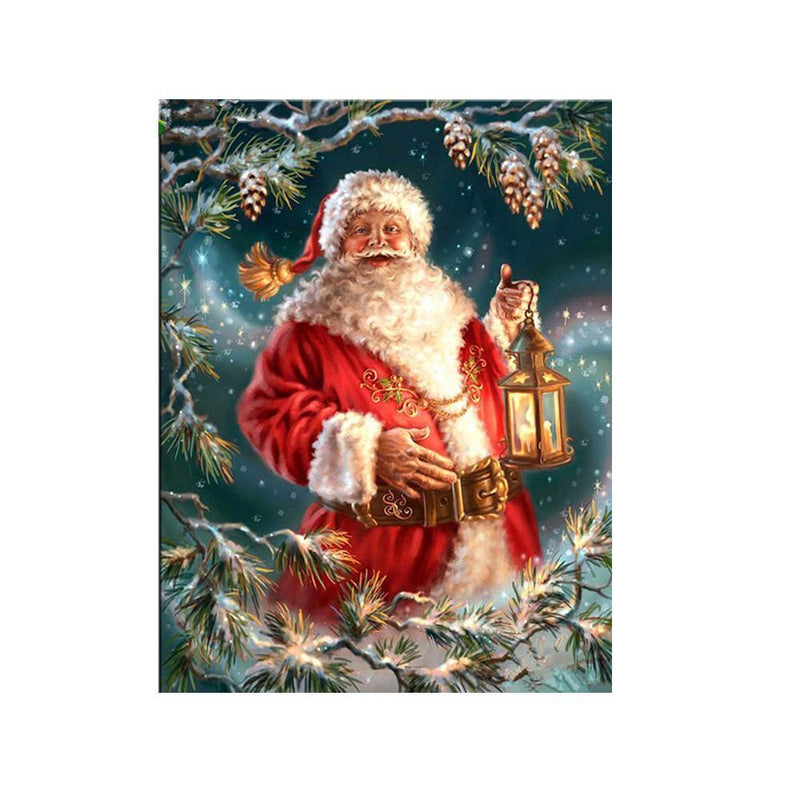 Xmas Needlework Christmas 5D Diamond Painting Embroidery Cross Stitch Santa