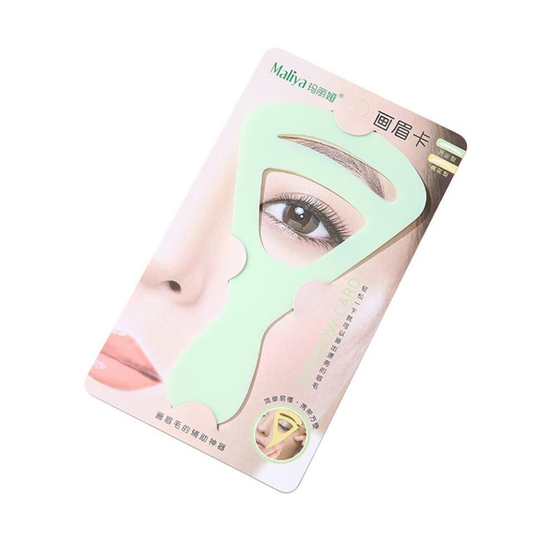 Drawing Card Grooming Shaping Mold Eyebrow Shaping Template Eyebrow Stencil