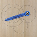 Woodworking Drawing Compass Circular Gauges Scribe Measurement Tool (Blue) Newly
