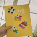 Diamond Painting Cartoon Stickers Kids DIY Round Drill Mosaic Decals (06)