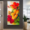 Flower Oil Paint By Numbers Kits Canvas Picture DIY Wall Art Craft Coloring