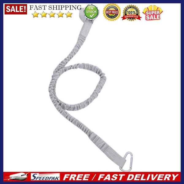 Elastic Kayak Paddle Leash Surfboard Bungee Keeper Rowing Boat Fixed Access