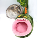 Winter Plush Cat Bed House Small Pet Warm Sleep Nest Kennel (Alligator L) Newly