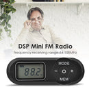 LCD Digital Display Pocket Mini Radio FM Player Receiver for Outdoor Walking