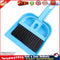 Mini Desktop Plastic Sweep Cleaning Brush Small Broom Dustpan Set (Blue) Newly