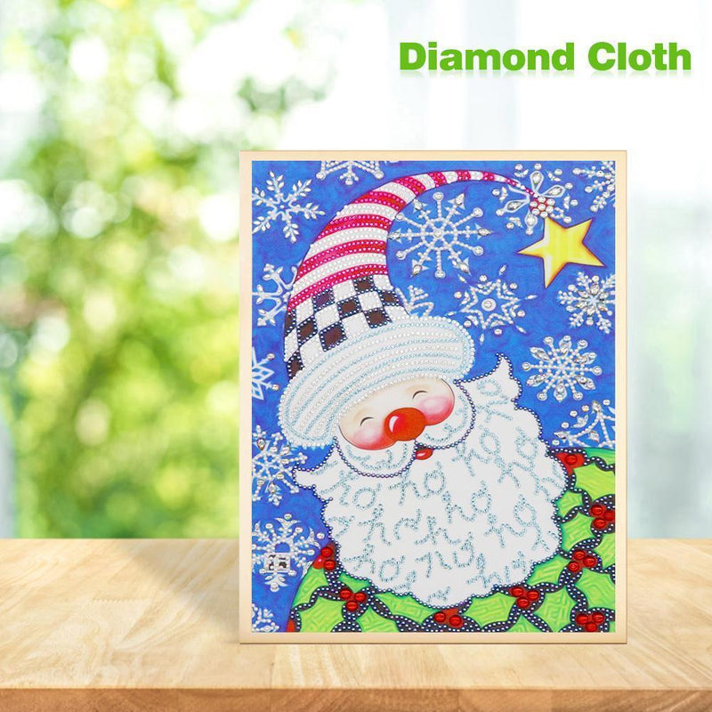 5D DIY Special Shaped Diamond Painting Santa Claus Cross Stitch Kits Home Decor