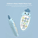 Radish Baby Teether Phone Music Toys Electronic Children Simulation Telephone