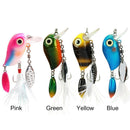 Japanese Mino 3.8cm 5g Topwater Bionic Fishing Lure Bait with Hook (Green)