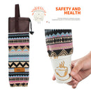 Outdoor Camp Kitchen Disposable Paper Cup Hanging Storage Bag (Folk-custom)