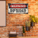 Metal Signs Warning Sign Iron Painting Metal Wall Art Plaque Poster 30x15cm