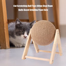 Cat Scratching Ball Toys Sisal Board Scratcher Kitten Grinding Paws Claws Care