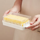 Butter Cutting Storage Box Transparent Cheese Slicer Tray Container Kitchen Tool