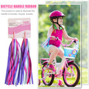 2pcs Children Kids Bike Decor Ribbon Bicycle Handlebar Colorful Tassel Streamers