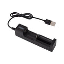 1Slot Charger for 16340 14500 18650 26650 3.7V Rechargeable Lithium Battery