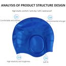 Swimming Caps Men Women Waterproof Swim Pool Cap Ear Protect Silicone Divin