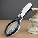3 LED Light Lens Multiple 3X 45X Handheld Mini Pocket Microscope Magnifier Schmuc