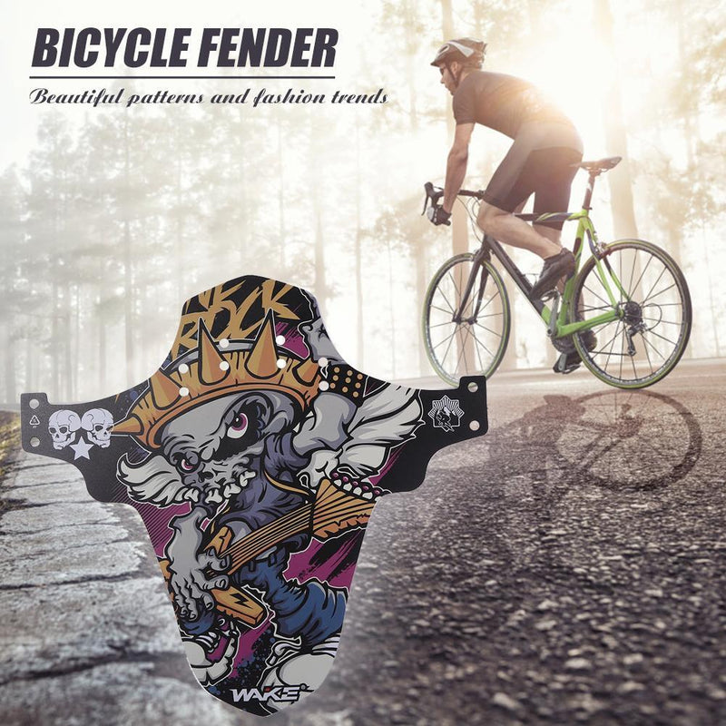 Bicycle Front Rear Mudguard Fender Cycling MTB Bike Fender with 5 Fixing Stra