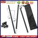 Folding Camping Lamp Pole Kit Detachable Lantern Stand Tent Hanging Light H