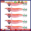 5pcs 9g/10cm Luminous Double-Layer Squid Hooks Artificial Shrimp Lure (2)