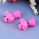Women European Animal Polymer Clay Ear Studs Earrings (Rose Red Pig) Newly