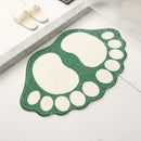Super Absorbent Bath Mat Carpet Non-slip Bathroom Entrance Doormat (Green) Newly