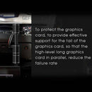 DH Graphics Video Card Stand Aluminum Alloy Desktop PC Case GPU Support Holder