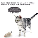 Wind Up Mouse for Cats Kitten, Realistic Clockwork Rat, Interactive Toys