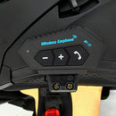 FM Radio Motorcycle Intercom BT-12 Wireless Bluetooth Headphone Helmet Headset
