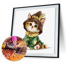 Cute Cat Cartoon 5D Diamond Painting Embroidery DIY Cross Stitch Home Decor