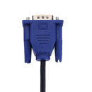 HDMI-compatible Male to VGA Male Transfer Wire HDTV Converter Adapter Aux Cable(