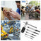 Drill Bit Tap Drill Wrench Screw Thread Taps T-Wrench Reamer Hand Tap Set