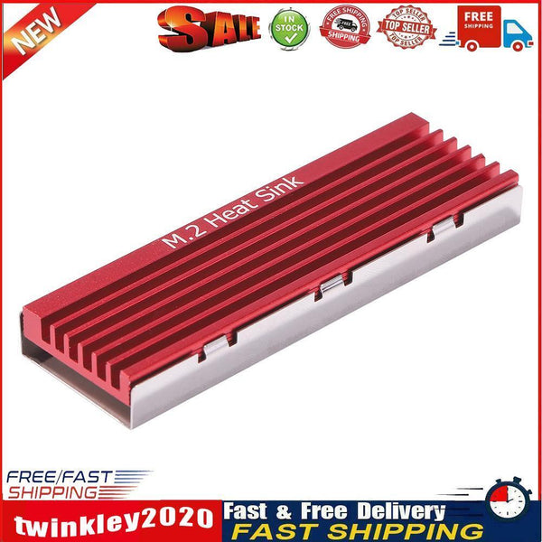 M.2 SSD Heat Sink Heatsink NVME NGFF M.2 2280 SSD Hard Disk Aluminum Heat Newly