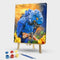 40x50cm Macaw Painting By Numbers DIY Canvas Picture Hand Painted Home Decor