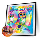 5D DIY Full Drill Diamond Painting Colorful Bird Cross Stitch Embroidery