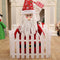 Decoration White PVC Garden Guardrail Decorative Barrier Christmas Tree Fence
