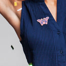3pcs Butterfly DIY Full Drill Diamond Brooch Women Jacket Sweater Badges Newly