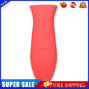 Heat-resistant Silicone Pot Cookware Hot Handle Holder Kitchen Tool (Red)