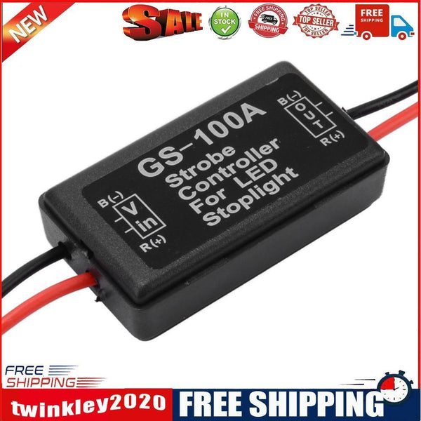 GS-100A Strobe Controller Flasher Module for Car LED Stop Brake Light Lamp