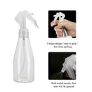 200ml Plastic Clear Spray Bottle Cleaning Water Garden Trigger Empty N1K5