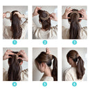 Nest Adjustable Solid Color Headpieces Ponytail Hairpin Hair Fixed Hair Clip