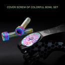 2pcs M6 Road Bike Bowl Cover Bicycle Stem Top Cap Screw for 30mm Fork Tube Newly
