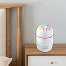 USB Night Light Air Humidifier Home Car Desktop Aroma Oil Diffuser (White)