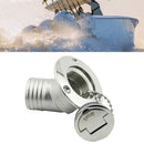 Marine Stainless Steel RV City Deck Filler Gravity Water Fill Inlet Oil Inlet