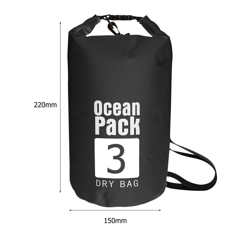 #A Waterproof Water Resistant Dry Bag Sack Storage Pack Pouch for Kayaking Canoe