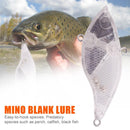 1pc Blank Plastic Unpainted Fishing Lures Hard Baits 14g Wobblers Assembly